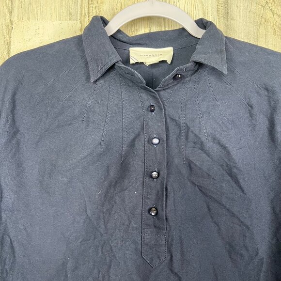 Pomander Place by Tuckernuck French Navy Blue Polly Dress - Picture 3 of 14